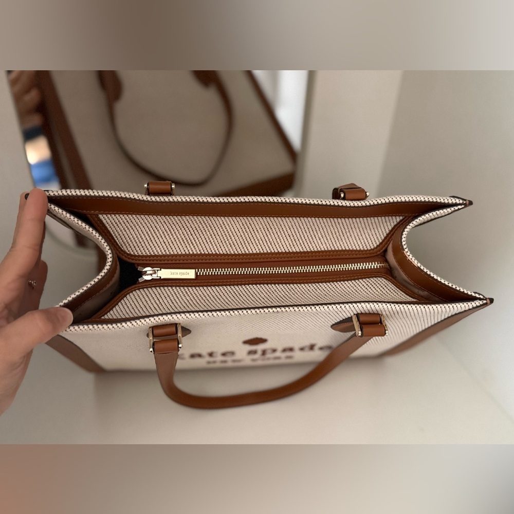 Kate Spade Ellie Large Canvas & Leather
Tote - NWOT - Picture 8 of 12